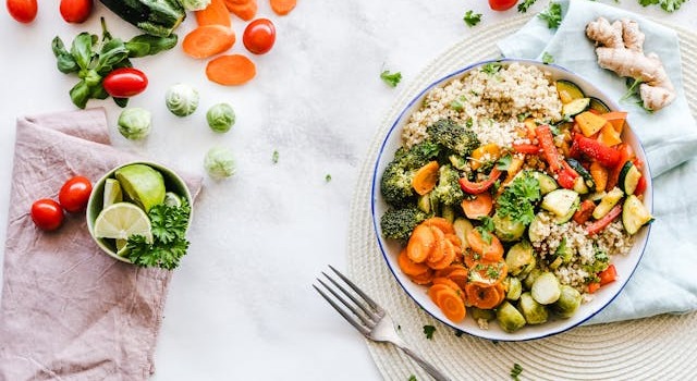 plate of healthy food